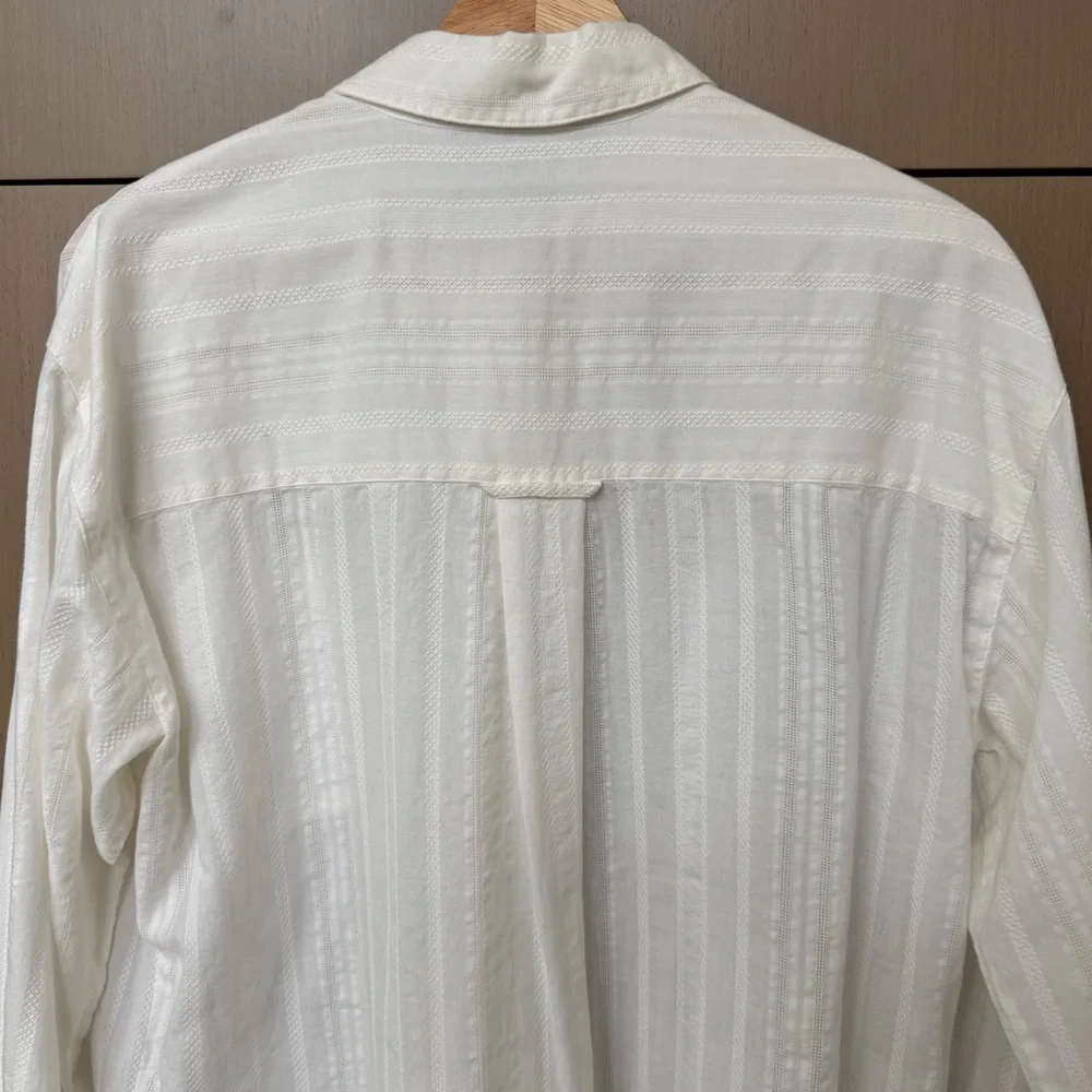 Veronica Beard white embroidered cotton top, M - Picture 6 of 7
